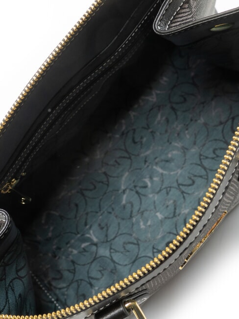 PLANETARIUM Grand sac &agrave; main monochrome gris clair/noir - Sacs pour Femme