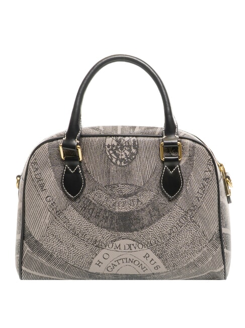 PLANETARIUM Sac d&ocirc;me moyen avec bandouli&egrave;re monochrome gris clair/noir - Sacs pour Femme