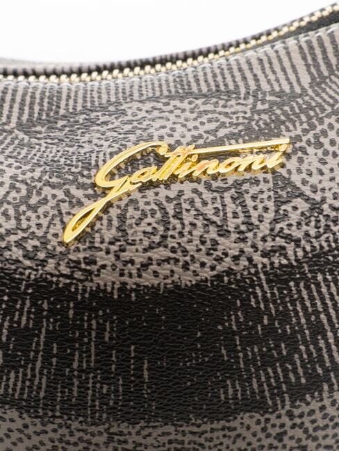 PLANETARIUM sac bandouli&egrave;re monochrome gris clair/noir - Sacs pour Femme