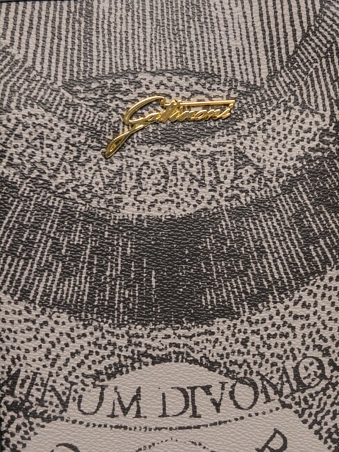 PLANETARIUM Sac &agrave; provisions monochrome gris clair/noir - Sacs pour Femme