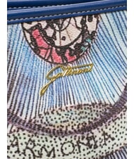 GATTINONI PLANETARIUM Sac de courses moyen aigue-marine/bleu marine - Sacs pour Femme - 3