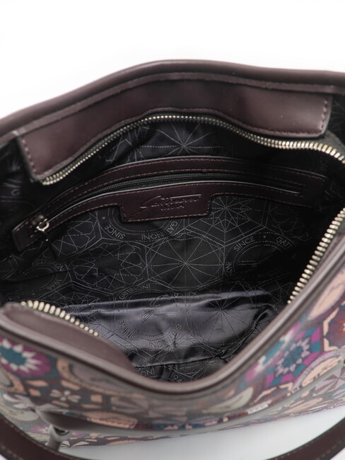 PLANETARIUM sac bandouli&egrave;re aigue-marine/bleu marine - Sacs pour Femme