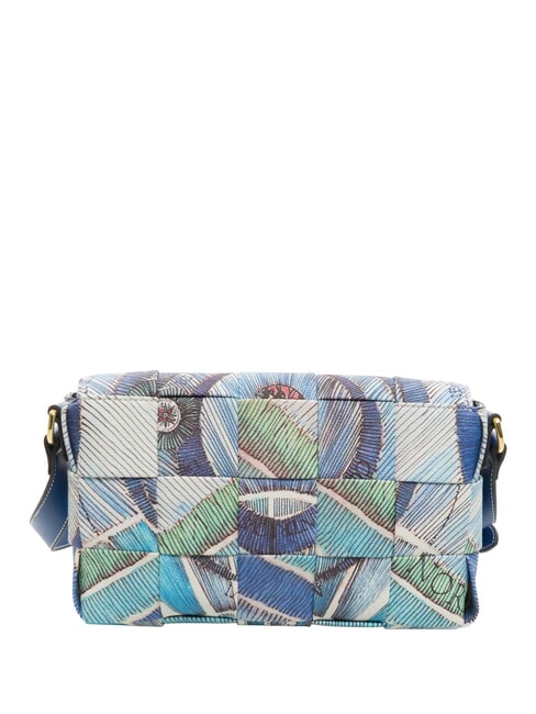 PLANETARIUM sac bandouli&egrave;re aigue-marine/bleu marine - Sacs pour Femme