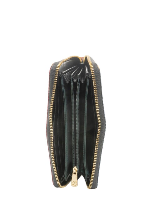 MAYA Portefeuille Zip Around carreaux/noir - Portefeuilles Femme