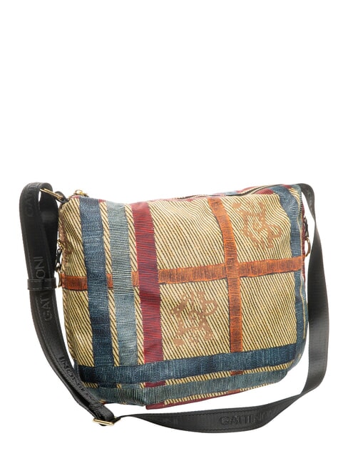 MAYA Sac bandouli&egrave;re maxi carreaux/noir - Sacs pour Femme