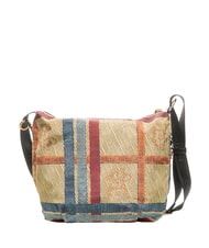 GATTINONI MAYA Sac bandouli&egrave;re maxi carreaux/noir - Sacs pour Femme - 4