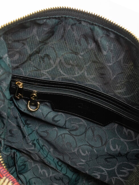 MAYA Sac bandouli&egrave;re maxi carreaux/noir - Sacs pour Femme