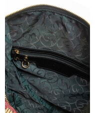 GATTINONI MAYA Sac bandouli&egrave;re maxi carreaux/noir - Sacs pour Femme - 5