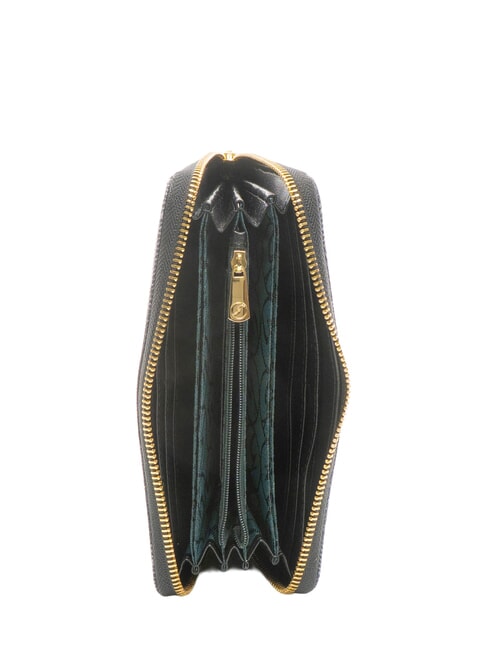 MAYA Portefeuille Zip Around monochrome gris clair/noir - Portefeuilles Femme