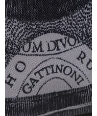 GATTINONI MAYA Sac bandouli&egrave;re maxi monochrome gris clair/noir - Sacs pour Femme - 3