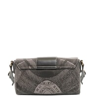 GATTINONI PLANETARIUM Sac bandouli&egrave;re &agrave; rabat monochrome gris clair/noir - Sacs pour Femme - 4