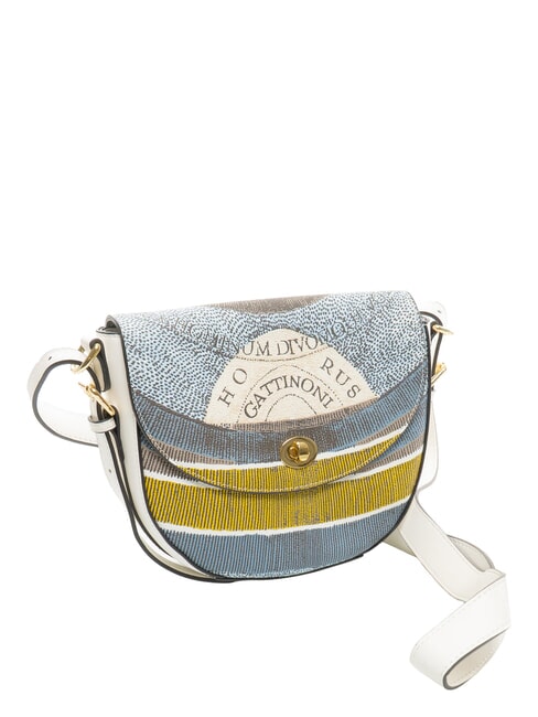 PLANETARIUM Mini sac bandouli&egrave;re lune/blanc - Sacs pour Femme