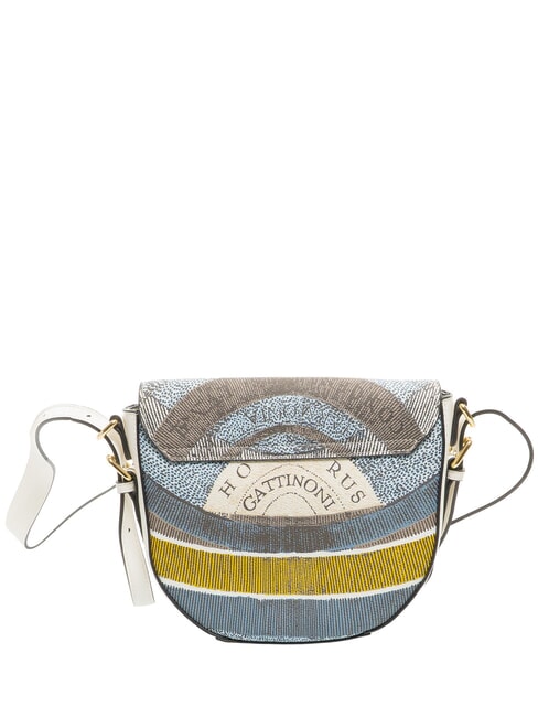 PLANETARIUM Mini sac bandouli&egrave;re lune/blanc - Sacs pour Femme