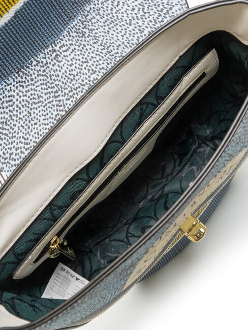 PLANETARIUM Mini sac bandouli&egrave;re lune/blanc - Sacs pour Femme