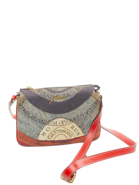 PLANETARIUM Sac &agrave; bandouli&egrave;re de taille moyenne classique/corail - Sacs pour Femme