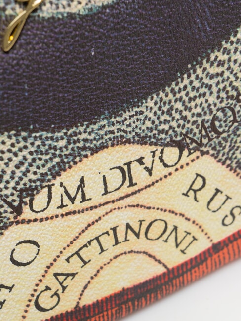 PLANETARIUM Sac &agrave; bandouli&egrave;re de taille moyenne classique/corail - Sacs pour Femme