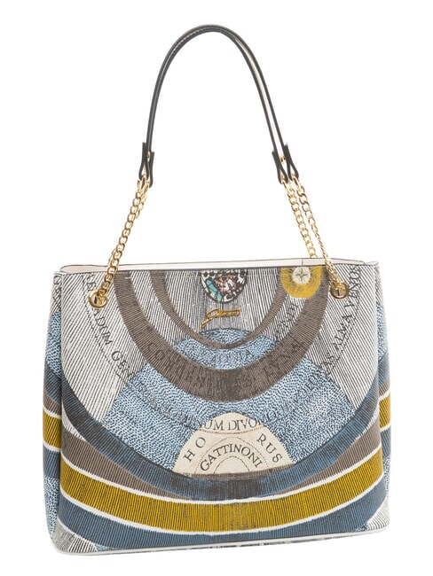 PLANETARIUM Sac &agrave; bandouli&egrave;re lune/blanc - Sacs pour Femme