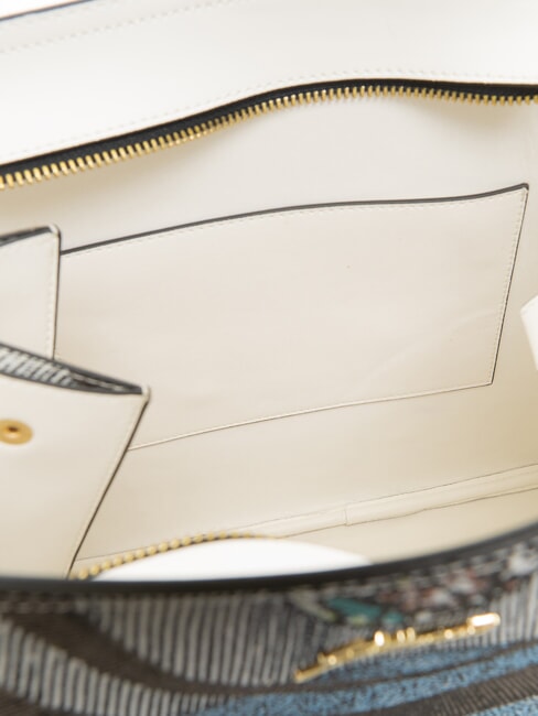 PLANETARIUM Sac &agrave; bandouli&egrave;re lune/blanc - Sacs pour Femme