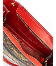 GATTINONI PLANETARIUM Sac &agrave; bandouli&egrave;re classique/corail - Sacs pour Femme - 5