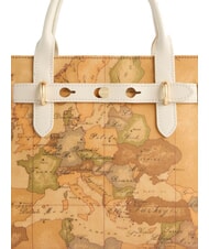 ALVIERO MARTINI PRIMA CLASSE ESCAPE GEO Sac &agrave; main Ivoire - Sacs pour Femme - 3