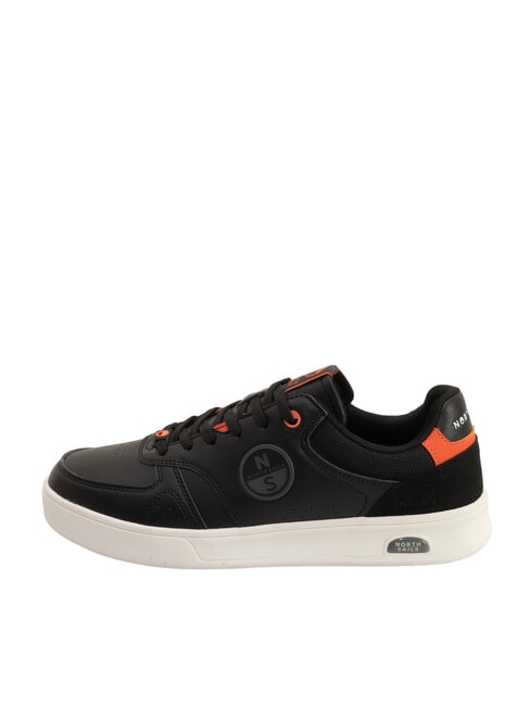 OCEAN Baskets noir-orange - Chaussures Homme