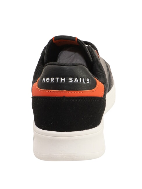 OCEAN Baskets noir-orange - Chaussures Homme