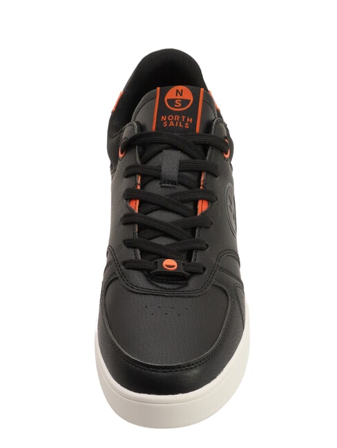 OCEAN Baskets noir-orange - Chaussures Homme