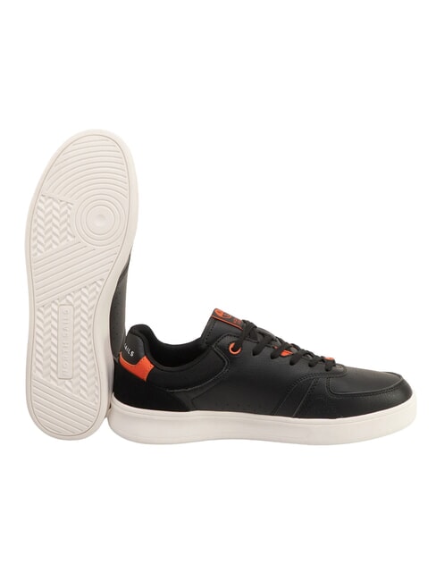 OCEAN Baskets noir-orange - Chaussures Homme