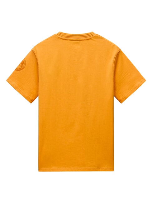 S-AMUNDSEN T-shirt en coton lagon aux &eacute;claboussures - T-shirt