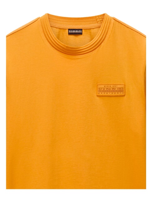 S-AMUNDSEN T-shirt en coton lagon aux &eacute;claboussures - T-shirt