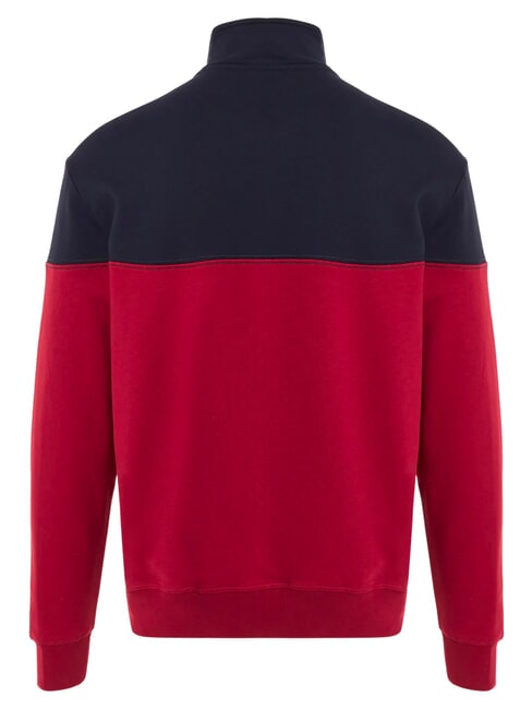 B-SATURNIA Sweat-shirt en coton rouge du Tibet - Pulls molletonn&eacute;s