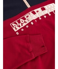 NAPAPIJRI B-SATURNIA Sweat-shirt en coton rouge du Tibet - Pulls molletonn&eacute;s - 4