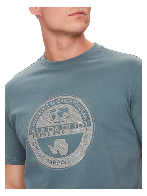 S-BOLLO T-shirt en coton temps orageux - T-shirt