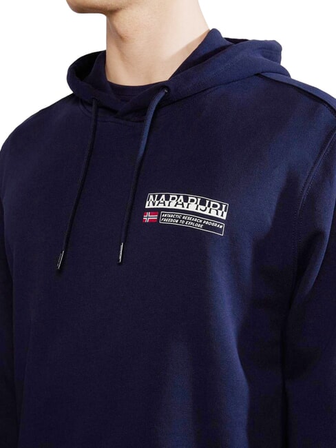 B-KASBA Sweatshirt &agrave; capuche blu marine - Pulls molletonn&eacute;s