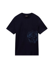 NAPAPIJRI S-VANNI T-shirt en coton blu marine - T-shirt - 4