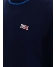 NAPAPIJRI DONORI pull en laine m&eacute;lang&eacute;e blu marine - Pulls pour hommes - 3