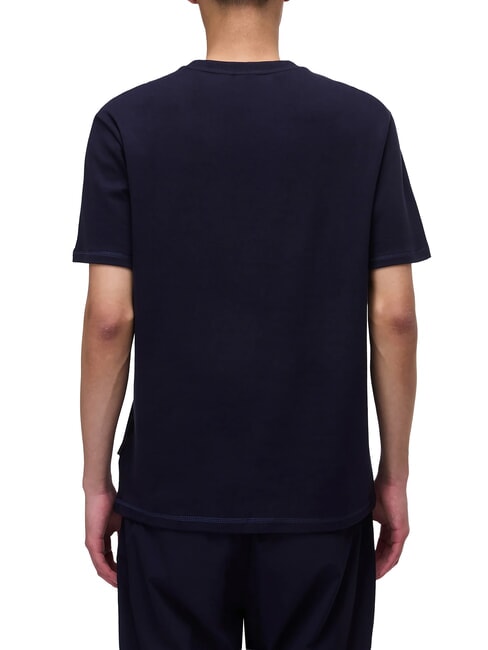 S-VANNI T-shirt en coton blu marine - T-shirt