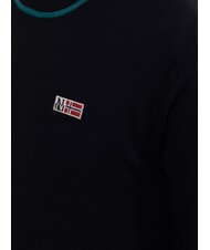 NAPAPIJRI DONORI pull en laine m&eacute;lang&eacute;e noir 041 - Pulls pour hommes - 3