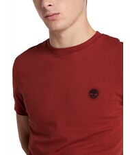 TIMBERLAND SS DUNRIVER CREW T-shirt en cotton henn&eacute; br&ucirc;l&eacute; - T-shirt - 3