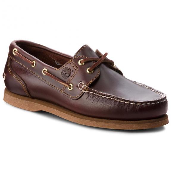 BOAT AMHERST Mocassin en cuir brun - Chaussures Femme
