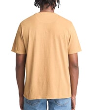 TIMBERLAND DUNSTAN RIVER GARMENT T-shirt en coton botte de bl&eacute; clair - T-shirt - 2