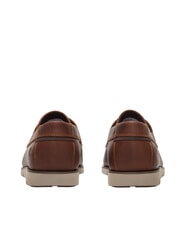 TIMBERLAND GRAFTON BAY chaussures de voile en cuir pleine fleur brun moyen - Chaussures Homme - 3