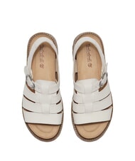 TIMBERLAND CLAIREMONT WAY sandales en cuir nubuck naturel - Chaussures Femme - 4