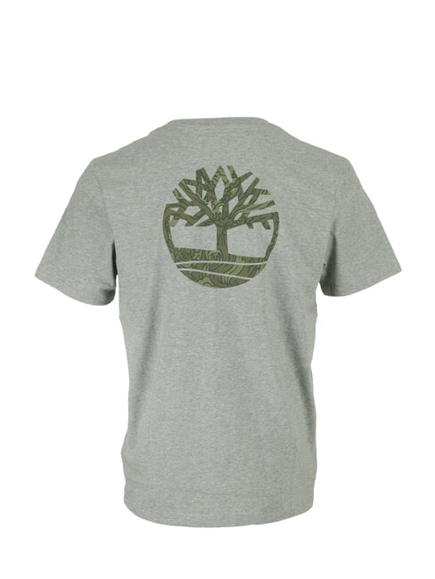 KENNEBEC RIVER T-shirt en coton gris moyen chin&eacute; - T-shirt