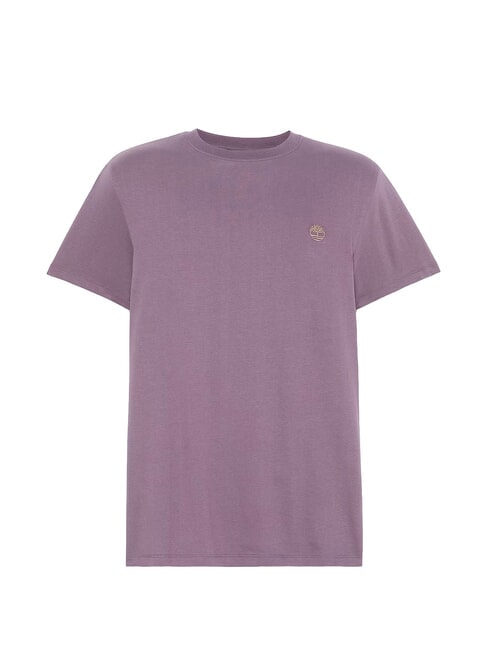SS DUNRIVER CREW T-shirt en cotton violet vintage - T-shirt