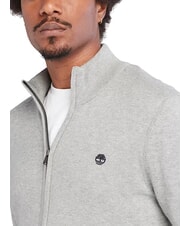 TIMBERLAND WILLIAMS RIVER Pull zipp&eacute; gris moyen chin&eacute; - Pulls pour hommes - 3