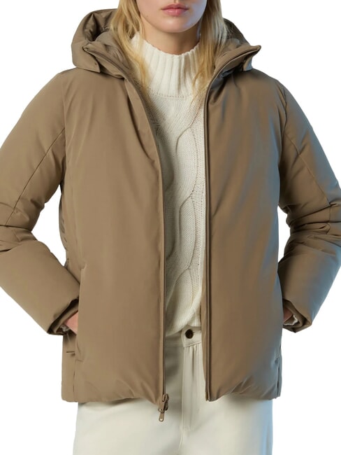 OCEAN OUTDOOR veste &agrave; capuche roche brune - Vestes pour femmes