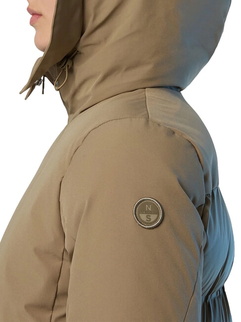 OCEAN OUTDOOR veste &agrave; capuche roche brune - Vestes pour femmes