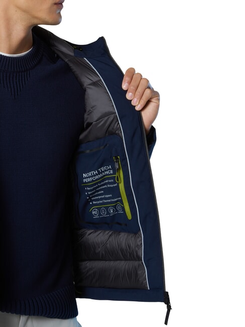 NORTH TECH veste &agrave; capuche bleu marine - Vestes pour hommes