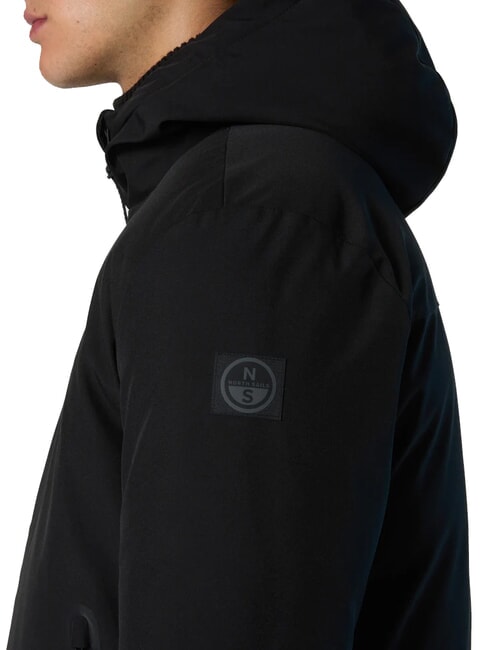 NORTH TECH veste &agrave; capuche noir - Vestes pour hommes